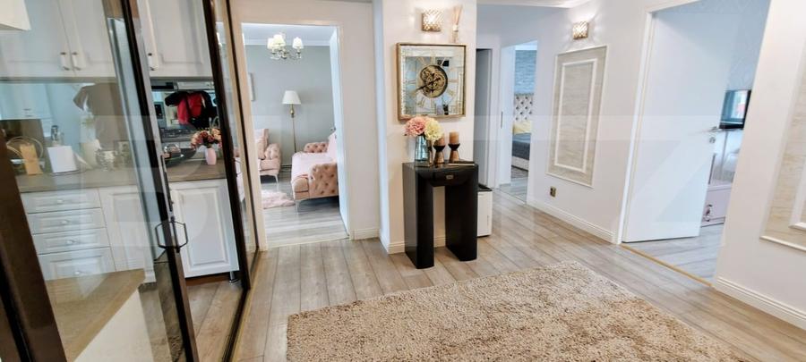Apartament spațios cu 4 camere, complet mobilat și renovat modern, zonă C.R.Vivu - 7