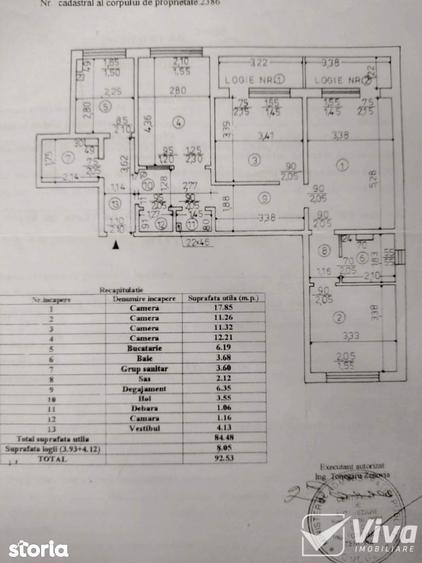 Apartament cu 4 camere semidecomandat, mobilat în Central