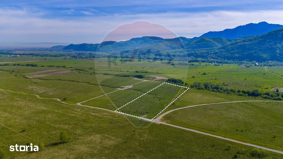 Teren extravilan 13,800mp Rasnov / Traseu Via Transilvanica - 2