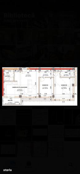 Apartament cu 2 camere decomandat în Podari