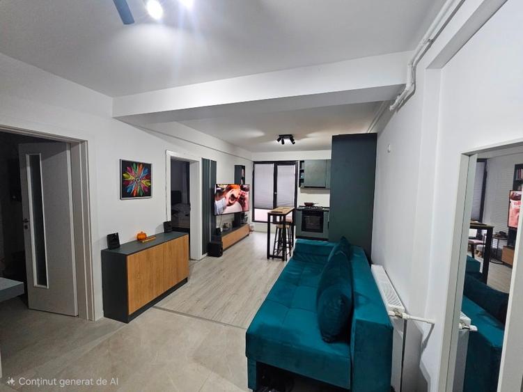 Apartament cu 2 camere semidecomandat, mobilat în Rahova