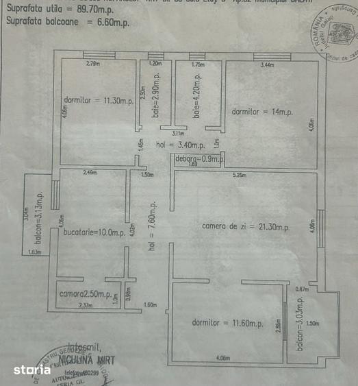 Apartament cu 4 camere în Central