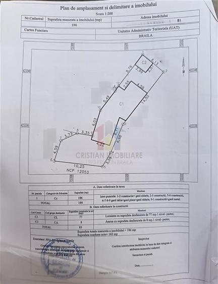 Teren intravilan de 186 mp, în Apollo