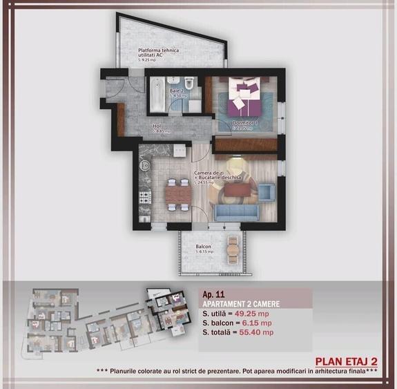 Stefan cel Mare apartament nou - 3