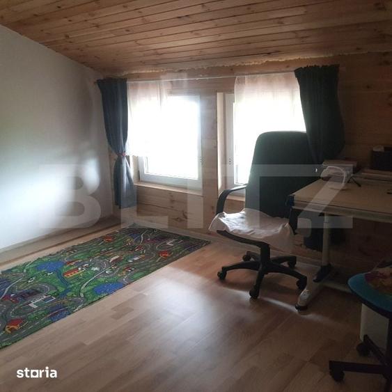 Casa deosebita din lemn masiv de stejar, 125 mp utili, teren 700 mp, B - 3