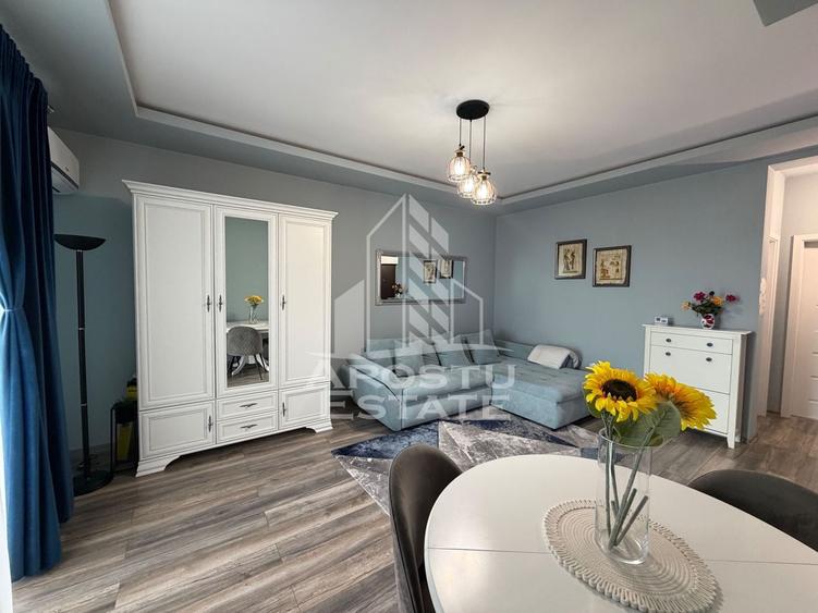 Apartament cu 2 camere semidecomandat, mobilat în Dumbrăvița