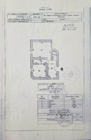Apartament cu 2 camere decomandat în Dorobanți