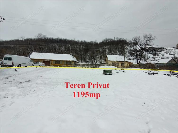 Teren de 1195 mp, în Ciclova Română