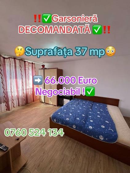 Garsonieră decomandată în Craiovița Nouă