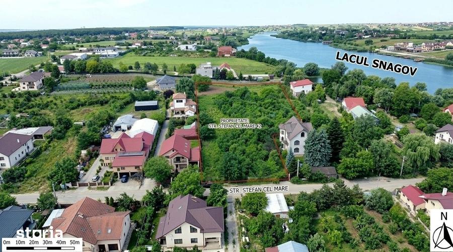 Teren de 4653 mp, în Snagov
