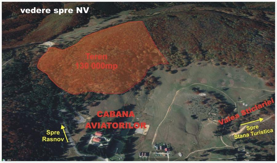 Teren Construcții intravilan de 130000 mp, în Poiana Brașov