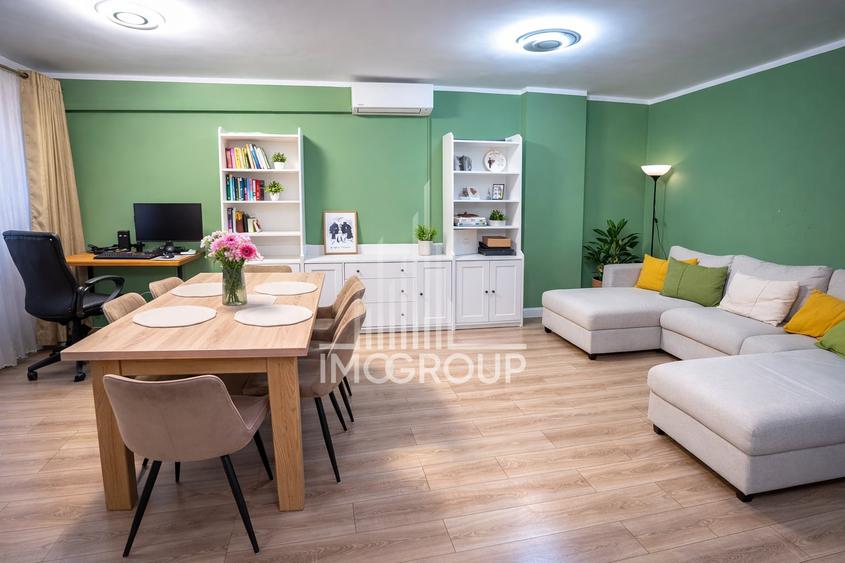 Apartament cu 2 camere semidecomandat, mobilat în Mărăști
