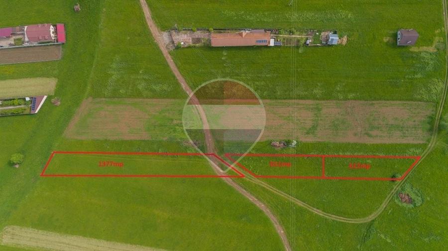 Teren agricol intravilan de 611 mp, în Tărlungeni
