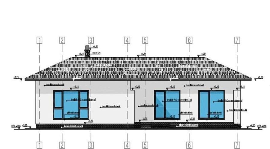 Casă cu 3 camere cu Teren 110 Mp în Sânpetru