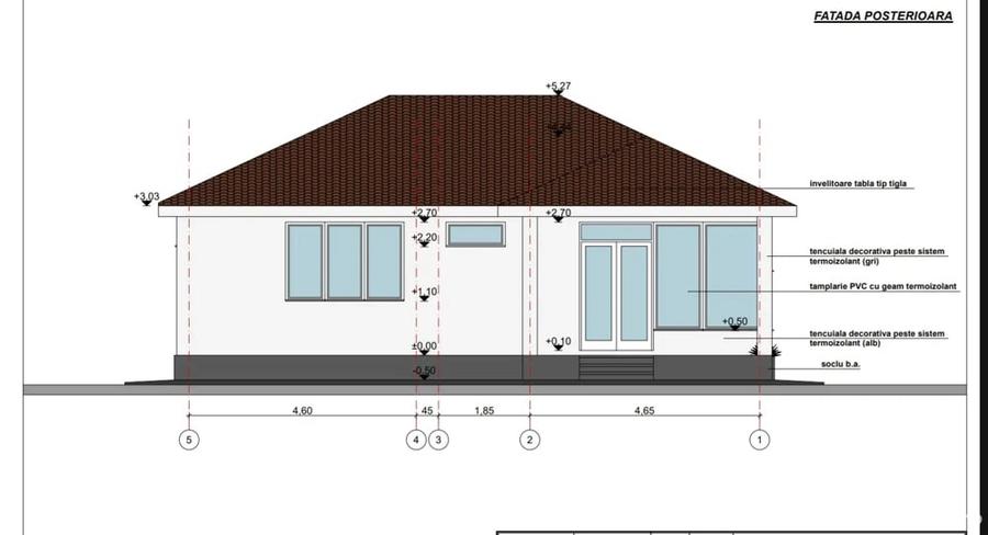 Casă cu 3 camere cu Teren 358 Mp în Agigea