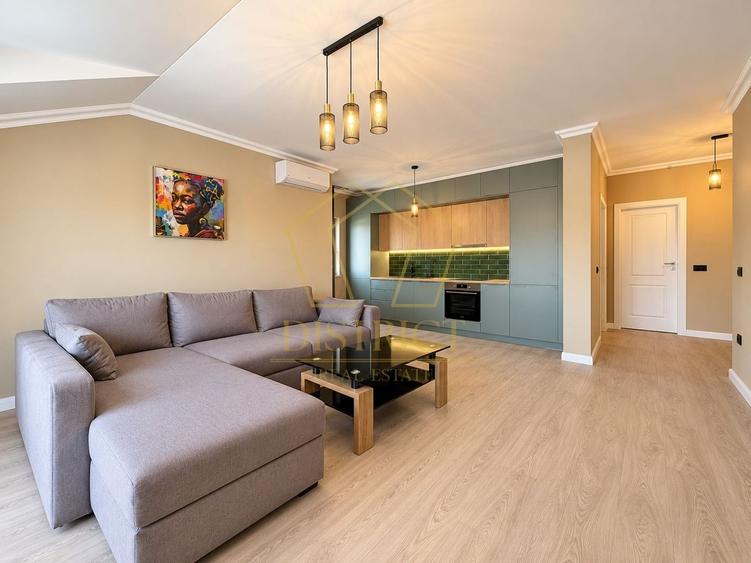 Apartament cu 2 camere semidecomandat, mobilat în Giroc