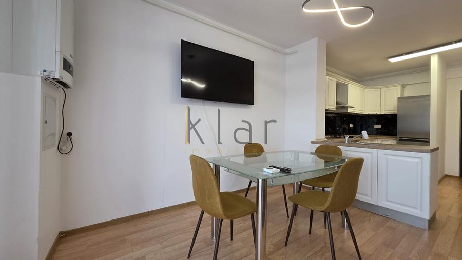 Apartament cu 2 camere semidecomandat, mobilat în Borhanci
