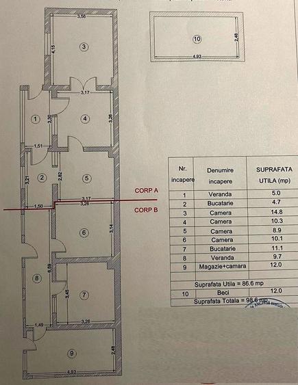 Teren Construcții intravilan de 362 mp, în Colentina