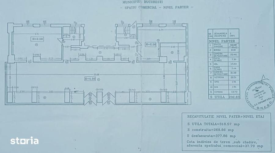 Spațiu comercial, de 318 mp, în Gara de Nord