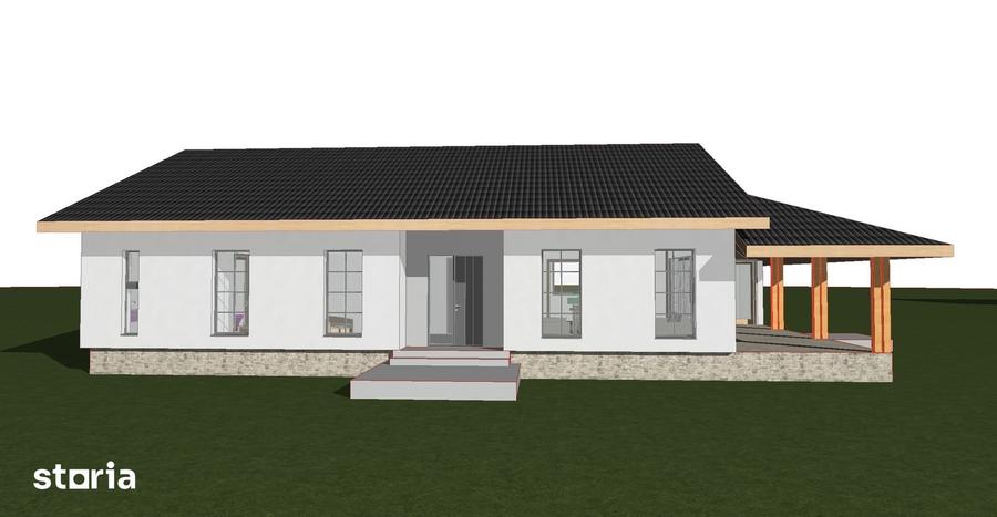 Casă cu 3 camere cu Teren 938 Mp în Sârbi