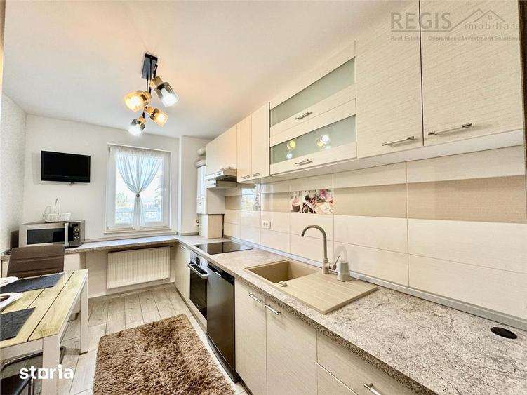 Apartament cu 2 camere, mobilat în Tractorul