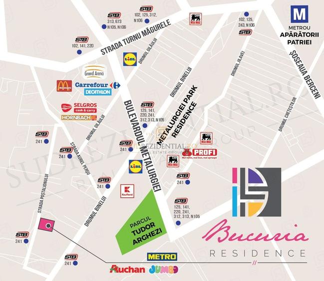 Apartament cu 2 camere decomandat în Metalurgiei