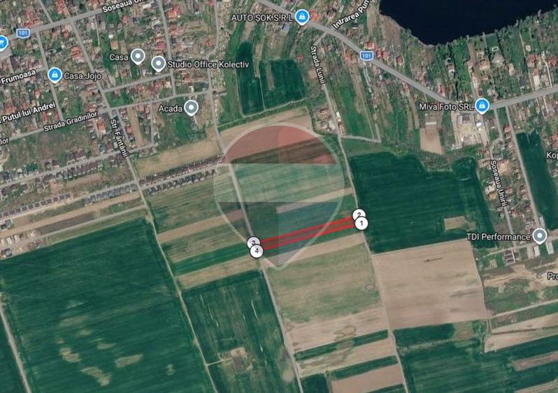 Teren agricol intravilan de 7153 mp, în Balotești
