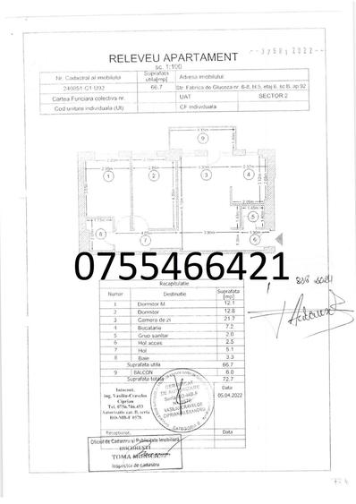 Apartament cu 3 camere în Pipera