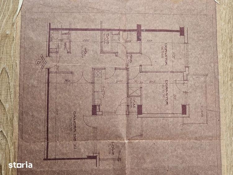 Apartament cu 3 camere decomandat în Dacia