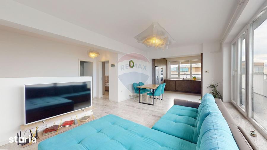 Apartament cu 4 camere decomandat, mobilat în Tractorul