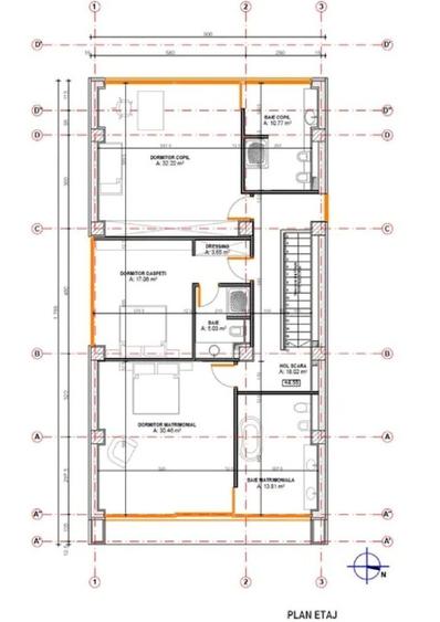 Casă individuală cu 5 camere cu Teren 500 Mp în Drumul Taberei