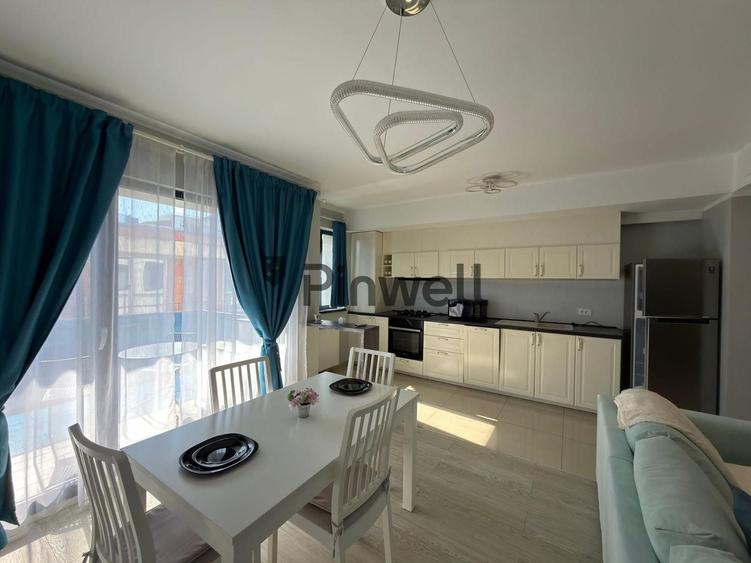 Apartament cu 2 camere semidecomandat, mobilat în Nord