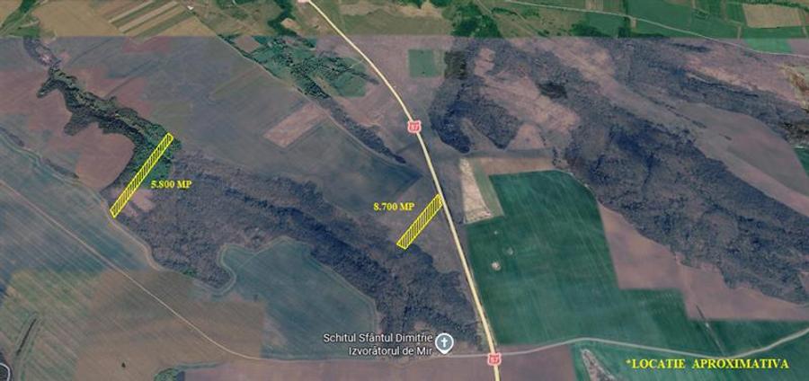 Teren agricol extravilan de 14500 mp, în Nicolinț