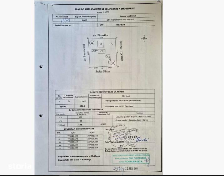 Casă cu 4 camere cu Teren 4000 Mp în Mereni