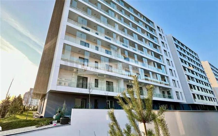 Apartament cu 2 camere semidecomandat, mobilat în Pipera