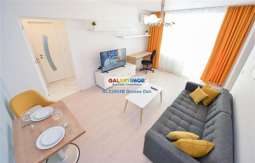 Apartament cu 2 camere semidecomandat, mobilat în Tineretului