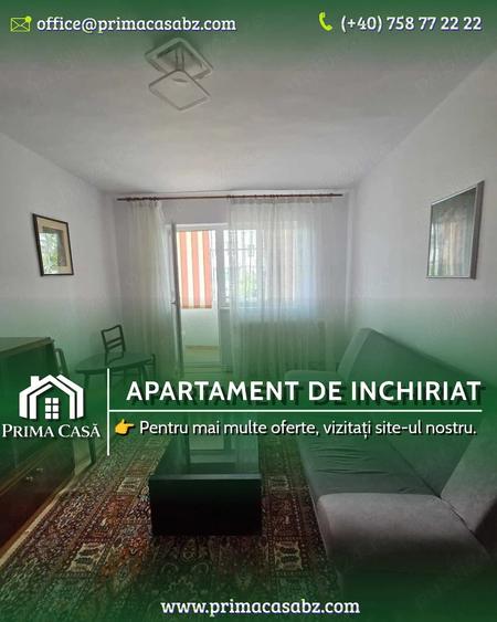 Apartament cu 2 camere semidecomandat în Bălcescu