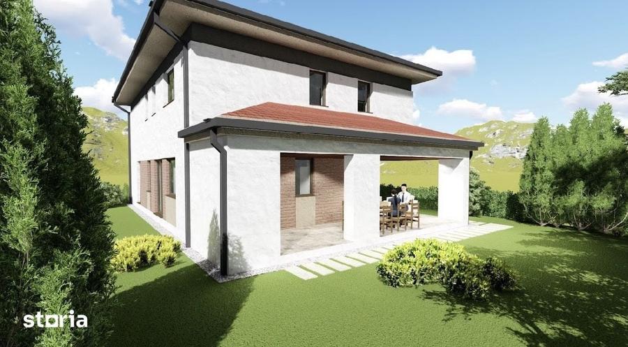 CASA INDIVIDUALA 5 CAM 231.61 MP, TEREN 470 MP DAMBUL ROTUND - 5