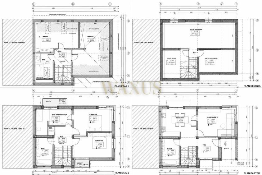 Duplex cu 4 camere cu Canalizare în Borhanci