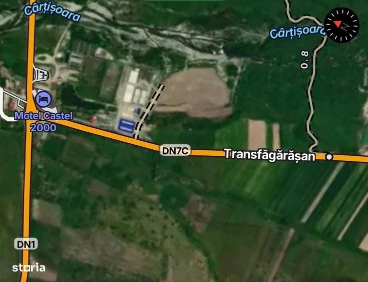 Parcele de teren intre 463-510 mp la soseaua spre Transfagarasan -DN7C - 2