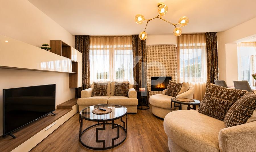 Apartament cu 4 camere decomandat, mobilat în Poiana Brașov