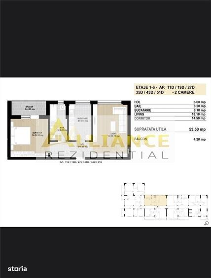 Apartament cu 2 camere decomandat în Apărătorii Patriei