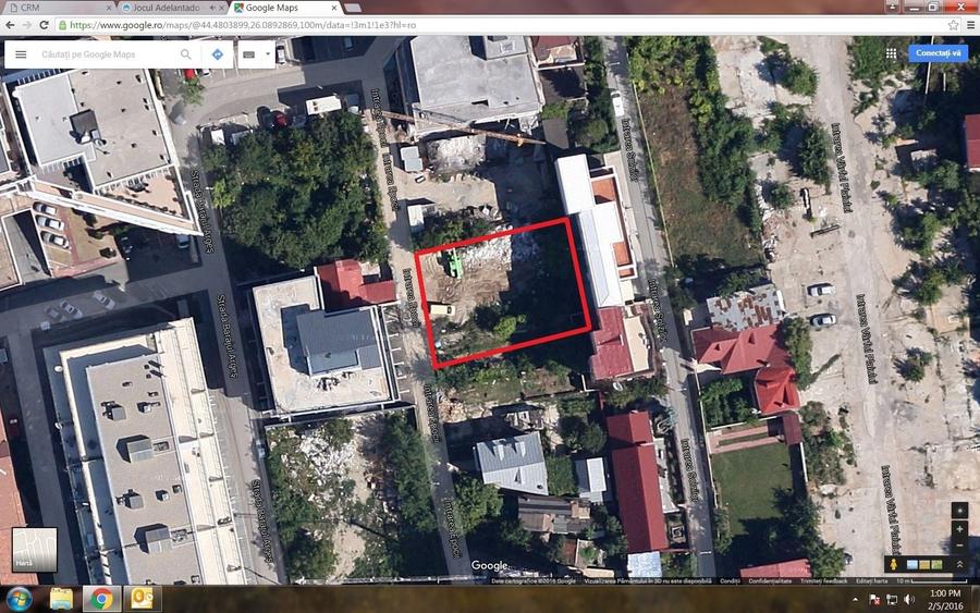 Teren Construcții intravilan de 520 mp, în Șoseaua Nordului