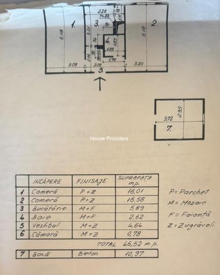 Apartament cu 2 camere, mobilat în Floreasca