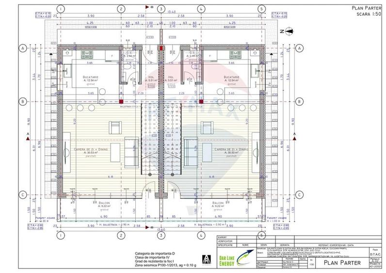 Duplex cu 4 camere cu Teren 226 Mp în Chinteni