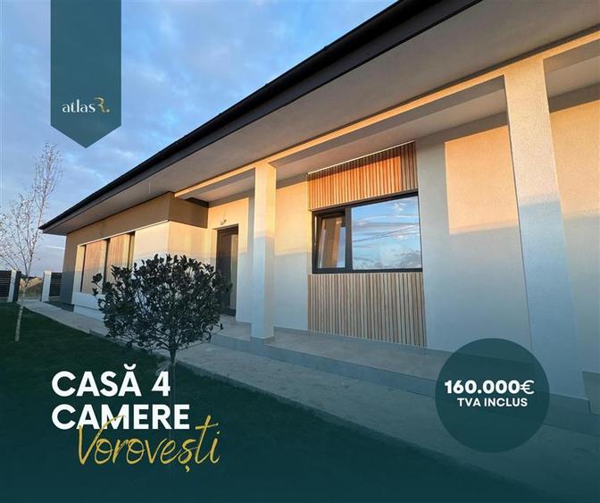 Casă individuală cu 4 camere cu Teren 432 Mp în Vorovești