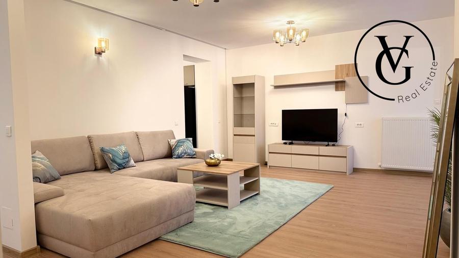 Apartament cu 3 camere decomandat, mobilat în Barbu Văcărescu