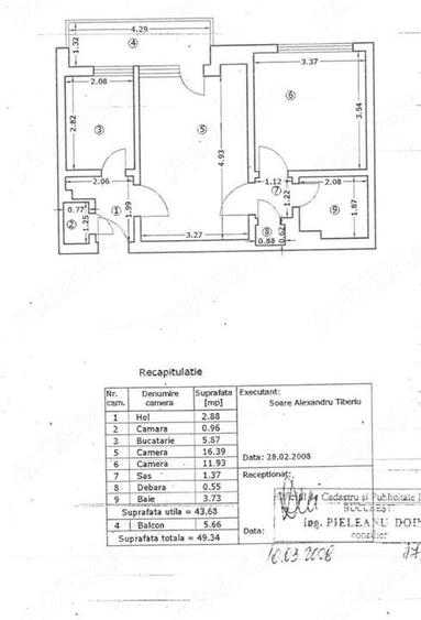 Apartament cu 2 camere semidecomandat, mobilat în Gara de Nord
