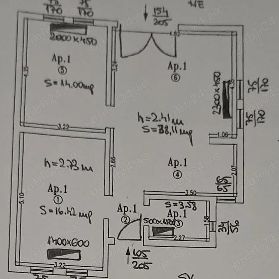 Apartament cu 3 camere decomandat în Giroc