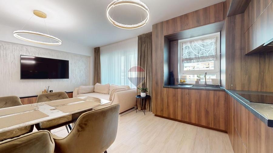Apartament cu 3 camere decomandat, mobilat în Tractorul